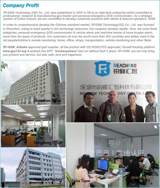Perseguidor móvel do lugar do telefonema dos gprs de Rf-v18 G/M e comunicador do SOS