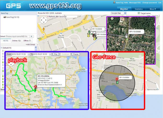 carro barato do perseguidor dos gps do veículo do tamanho reachfar da moeda Rf-v8 para o alarme da bicicleta